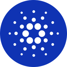 Cardano blockchain platform logo - Peer-reviewed blockchain platform prioritizing sustainability and interoperability with academic rigor.